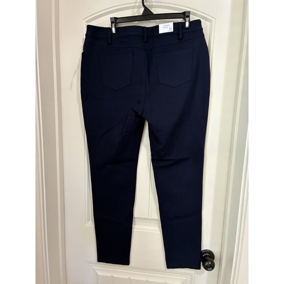 crown and ivy Essential Signature Navy Dress Pants Size 12 NWT - Picture 2 of 2